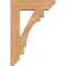 Ekena Millwork Merced Slat Smooth Bracket w/ Offset Brace, Western Red Cedar, 7 1/2"W x 26"D x 38"H BKT0806X26X38MRC06SWR - alternate 2